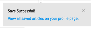 Success Messaging